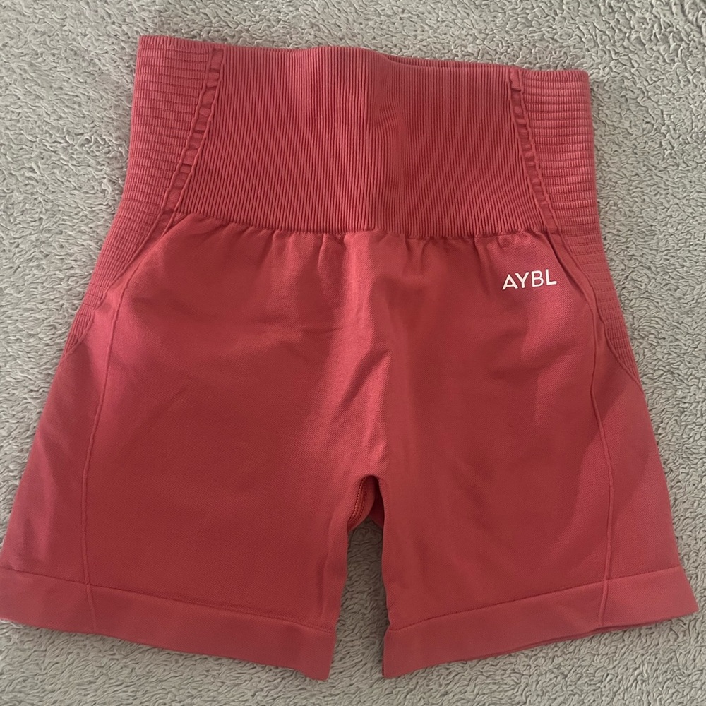 Aybl Seamless Dusty Rose Workout Shorts